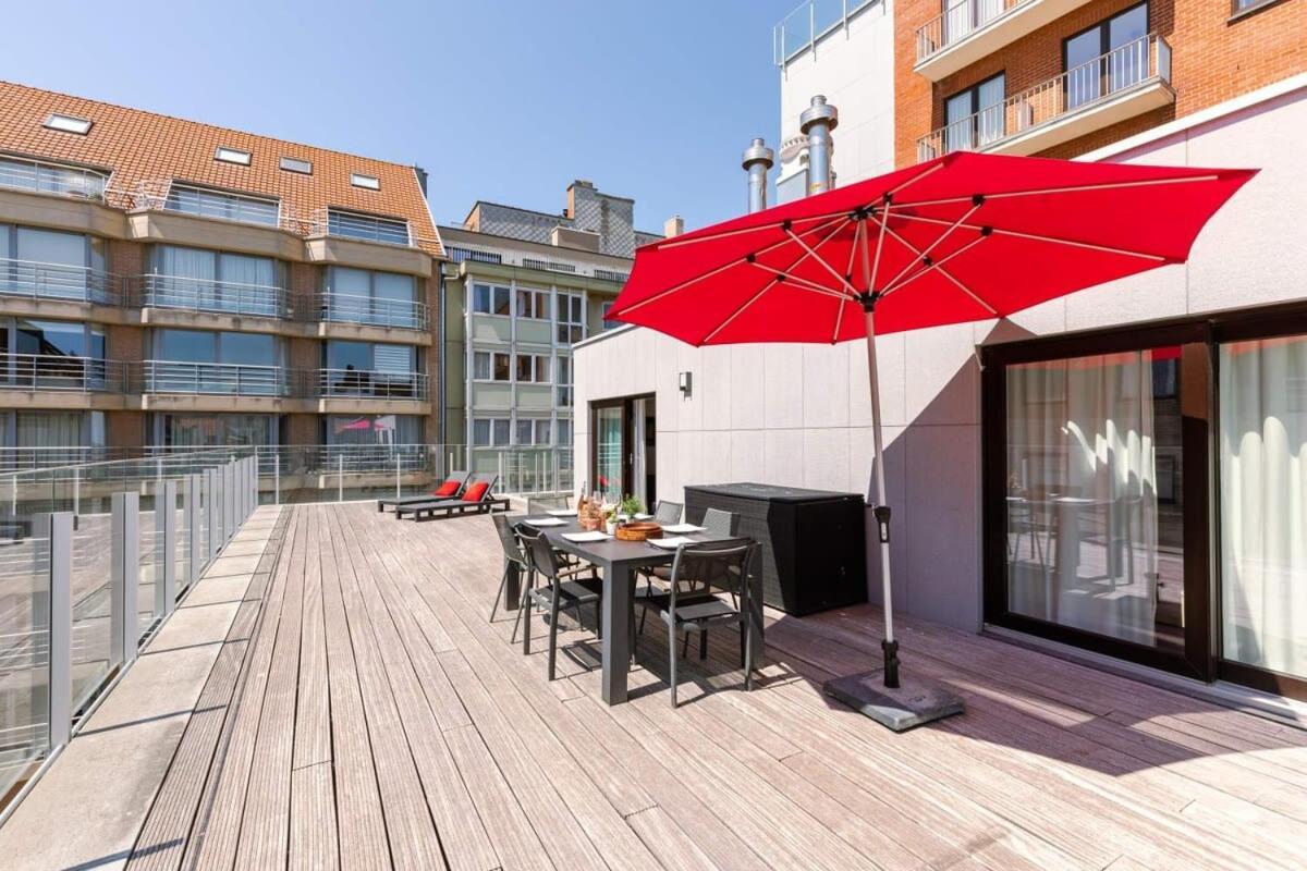 Huswell - Sunny Apartment In Knokke-Heist With Big Terrace Exteriör bild