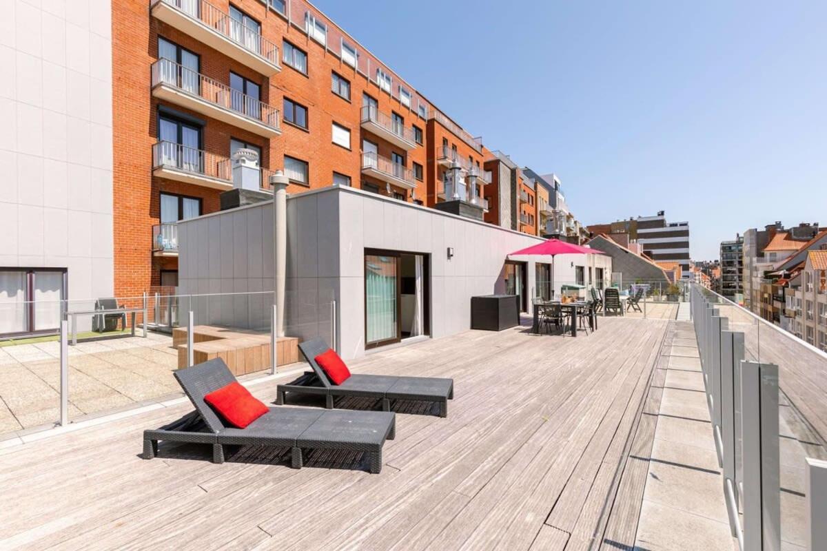 Huswell - Sunny Apartment In Knokke-Heist With Big Terrace Exteriör bild