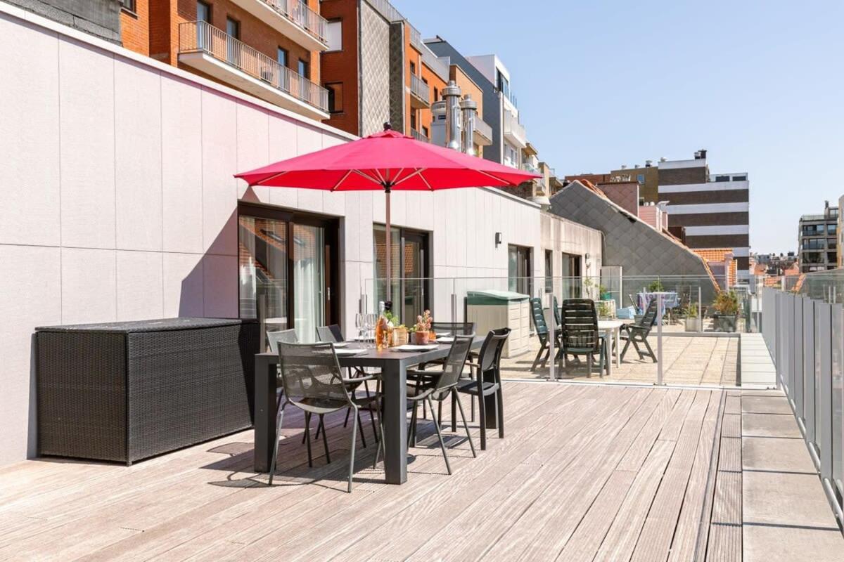 Huswell - Sunny Apartment In Knokke-Heist With Big Terrace Exteriör bild